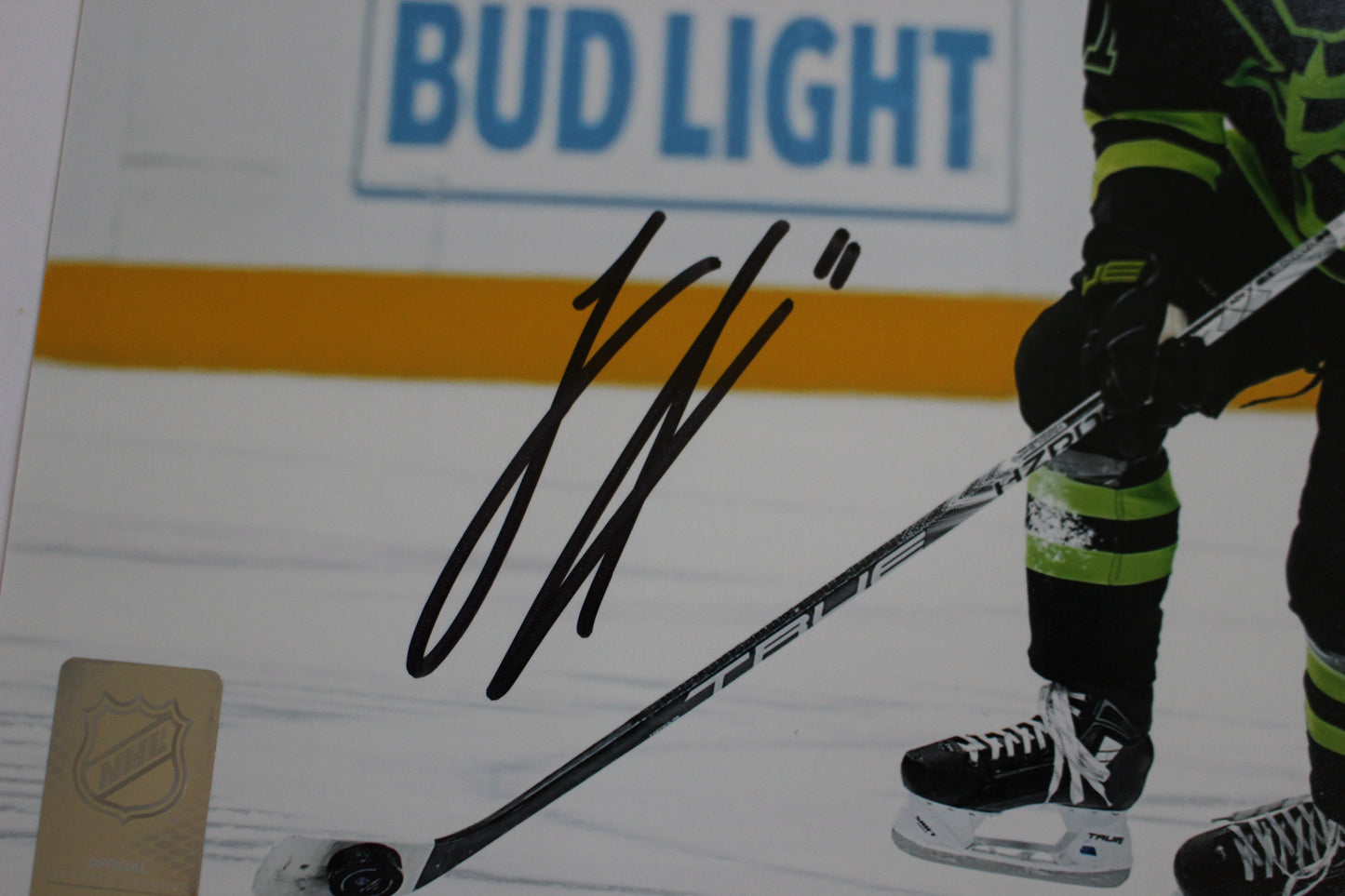 LOGAN STANKOVEN DALLAS STARS SIGNED 8x10 PHOTO Carolina Hurricanes BAS