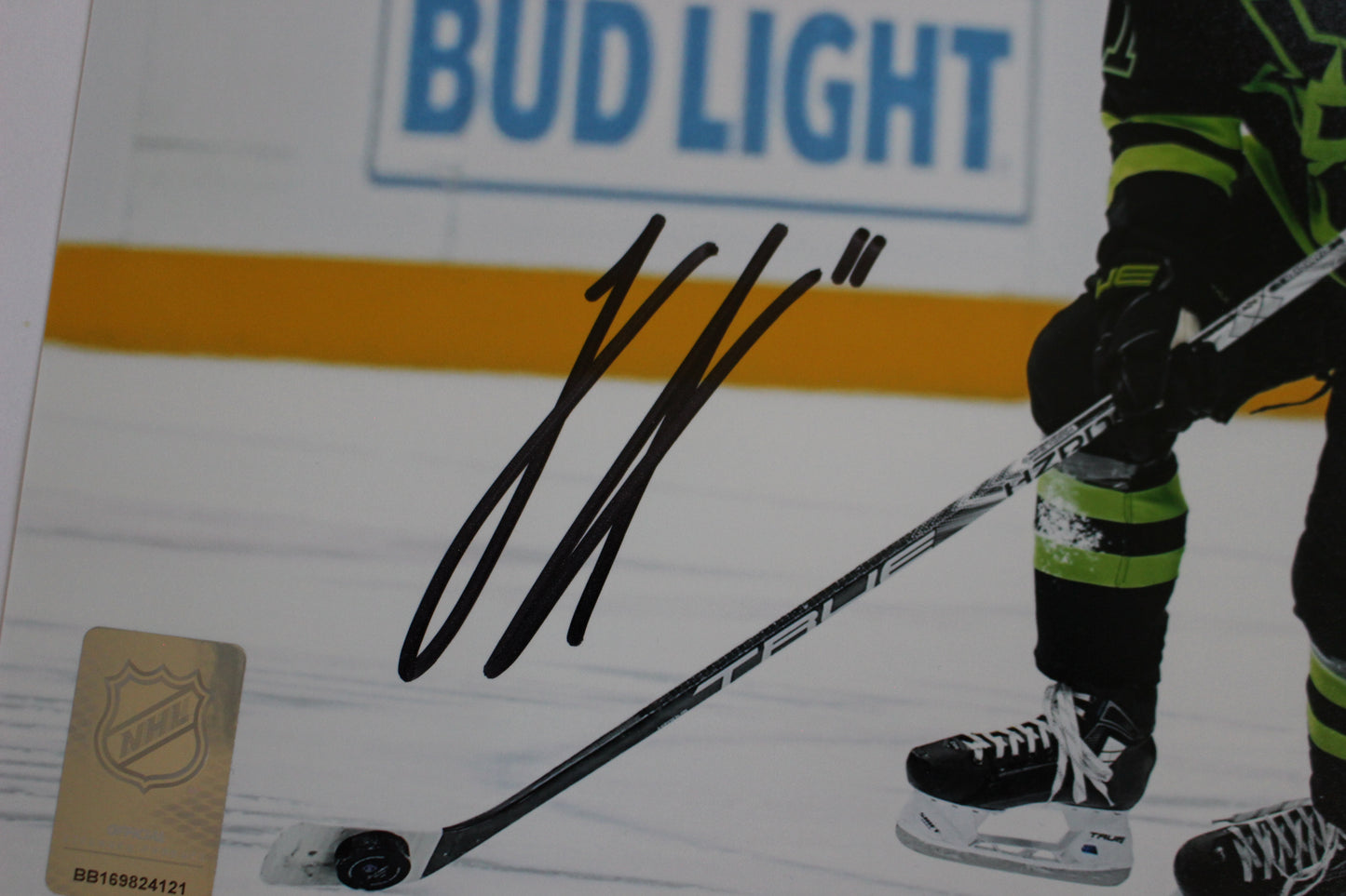 LOGAN STANKOVEN DALLAS STARS SIGNED 8x10 PHOTO Carolina Hurricanes BAS