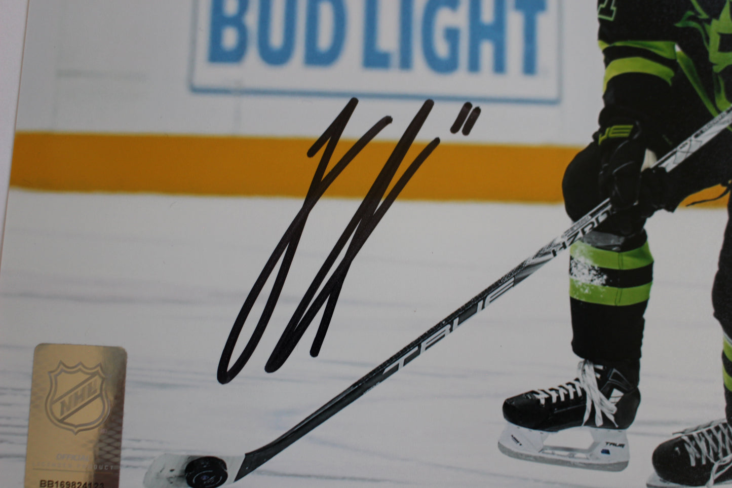 LOGAN STANKOVEN DALLAS STARS SIGNED 8x10 PHOTO Carolina Hurricanes BAS
