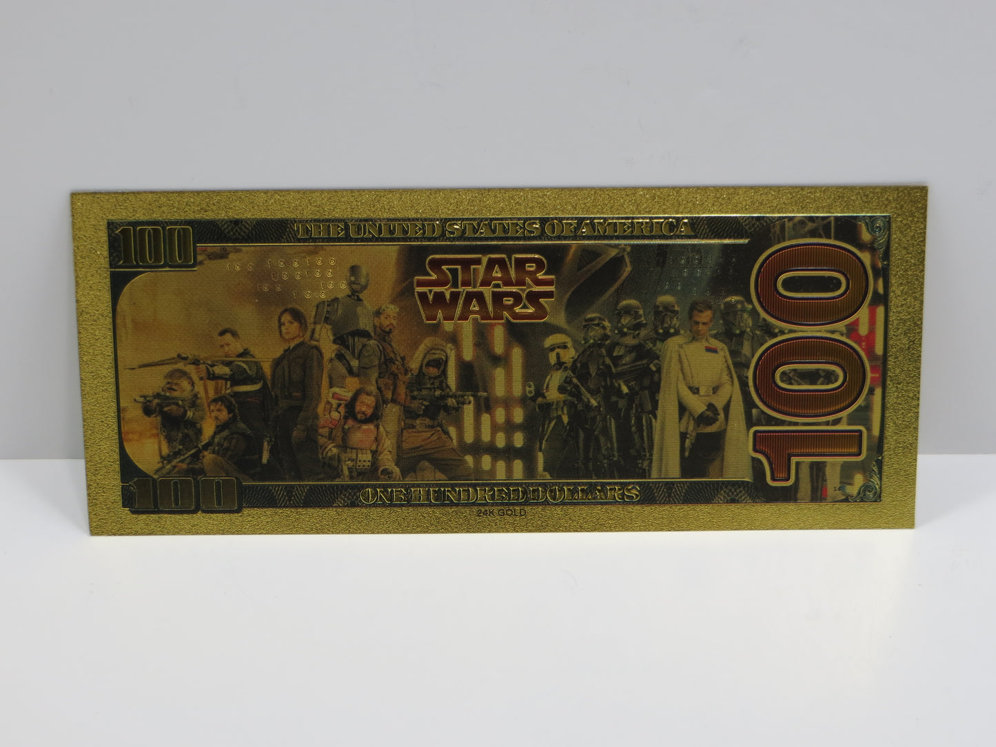 CHRISTINE GALEY SIGNED $100 Banknote STAR WARS R2-D2 BAS COA