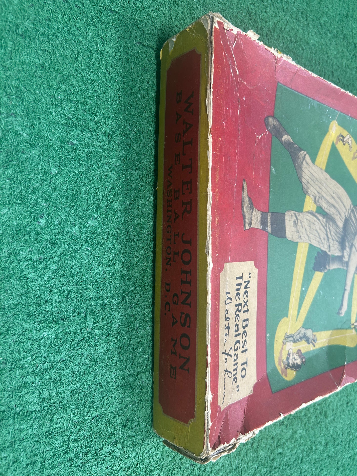 1920s Walter Johnson Baseball Game Complete Board Game