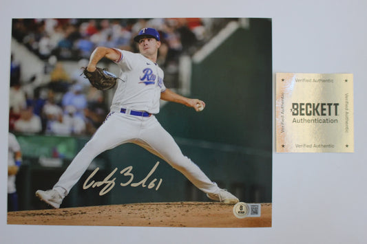 CODY BRADFORD TEXAS RANGERS SIGNED 8x10 PHOTO Baylor Bears BAS