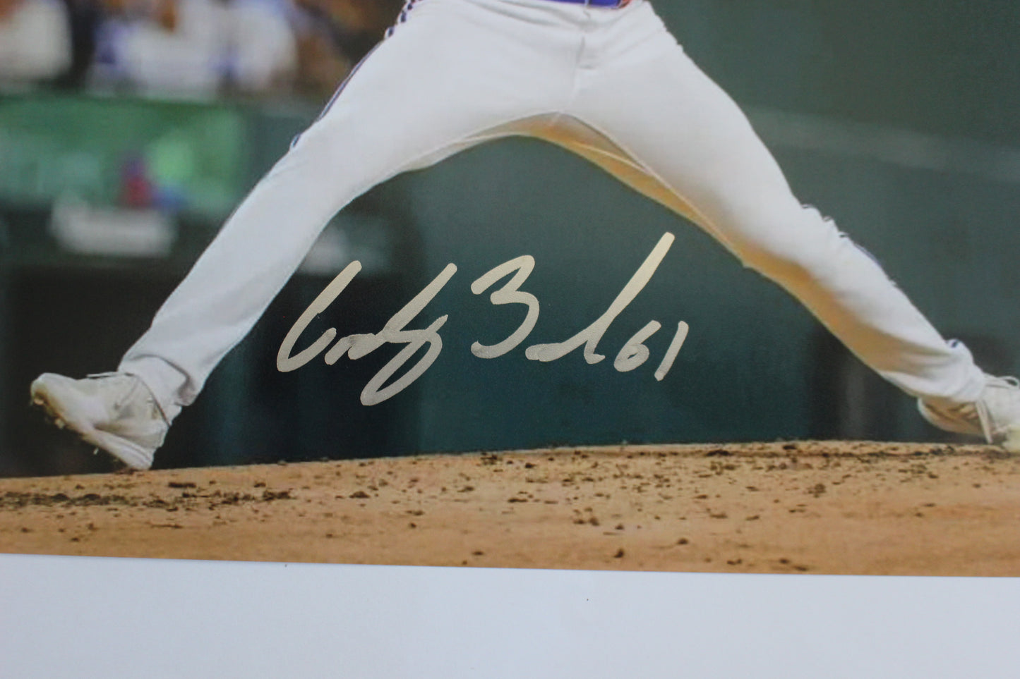 CODY BRADFORD TEXAS RANGERS SIGNED 8x10 PHOTO Baylor Bears BAS