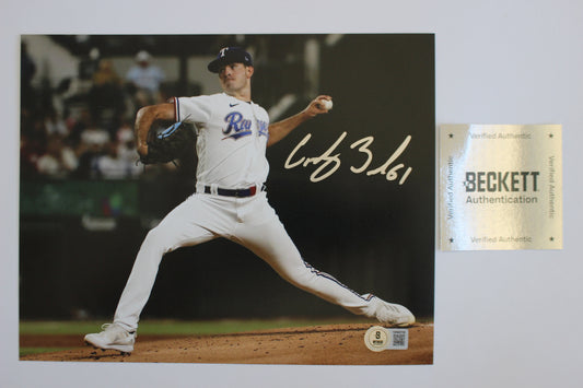 CODY BRADFORD TEXAS RANGERS SIGNED 8x10 PHOTO Baylor Bears BAS