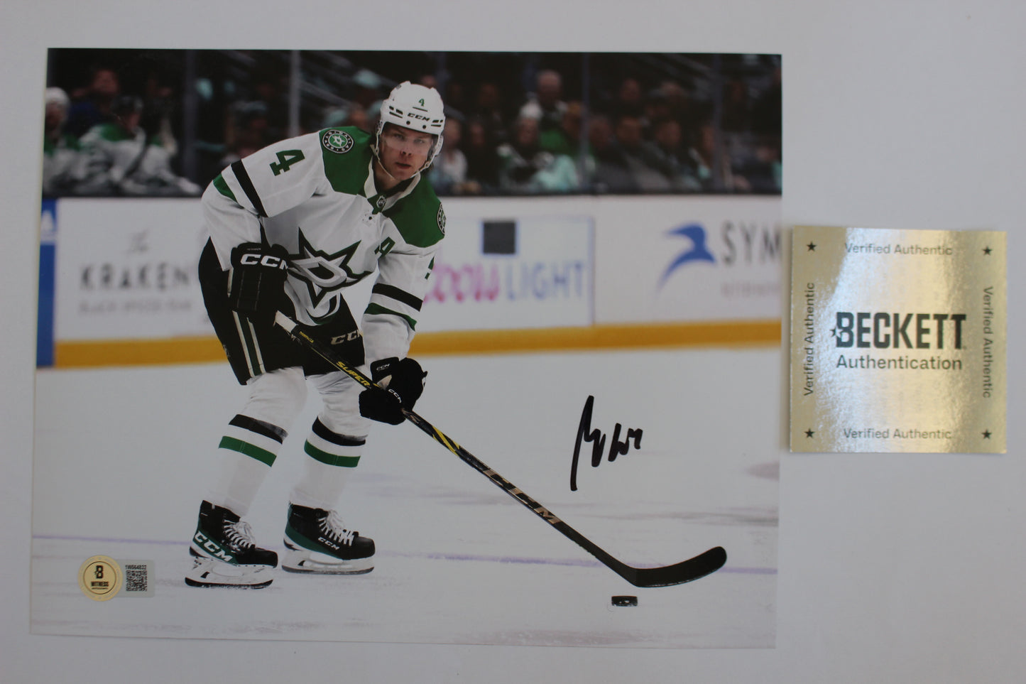 MIRO HEISKANEN DALLAS STARS SIGNED 8x10 PHOTO HOME GAME BAS COA