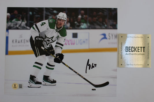 MIRO HEISKANEN DALLAS STARS SIGNED 8x10 PHOTO HOME GAME BAS COA