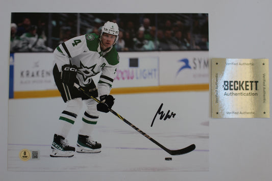 MIRO HEISKANEN DALLAS STARS SIGNED 8x10 PHOTO HOME GAME BAS COA