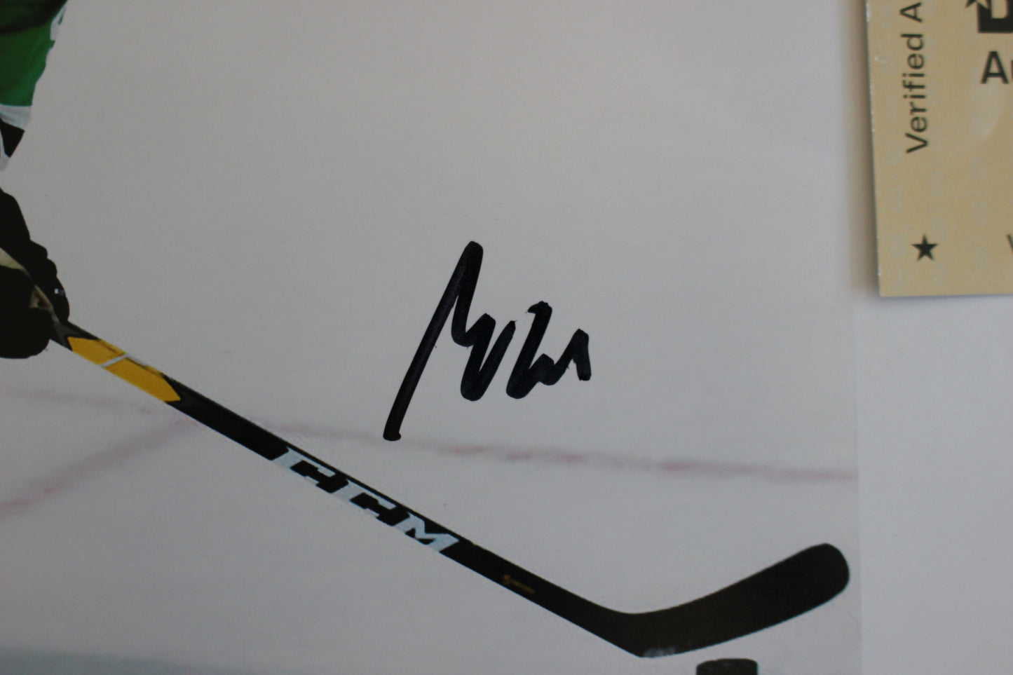 MIRO HEISKANEN DALLAS STARS SIGNED 8x10 HOME GAME BAS COA