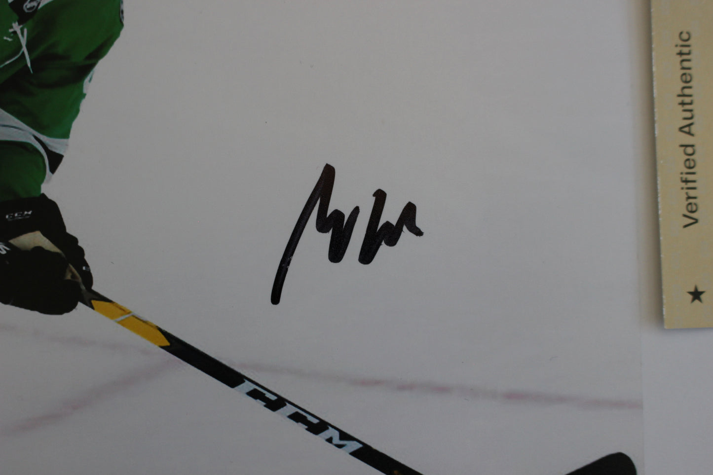 MIRO HEISKANEN DALLAS STARS SIGNED 8x10 HOME GAME BAS COA