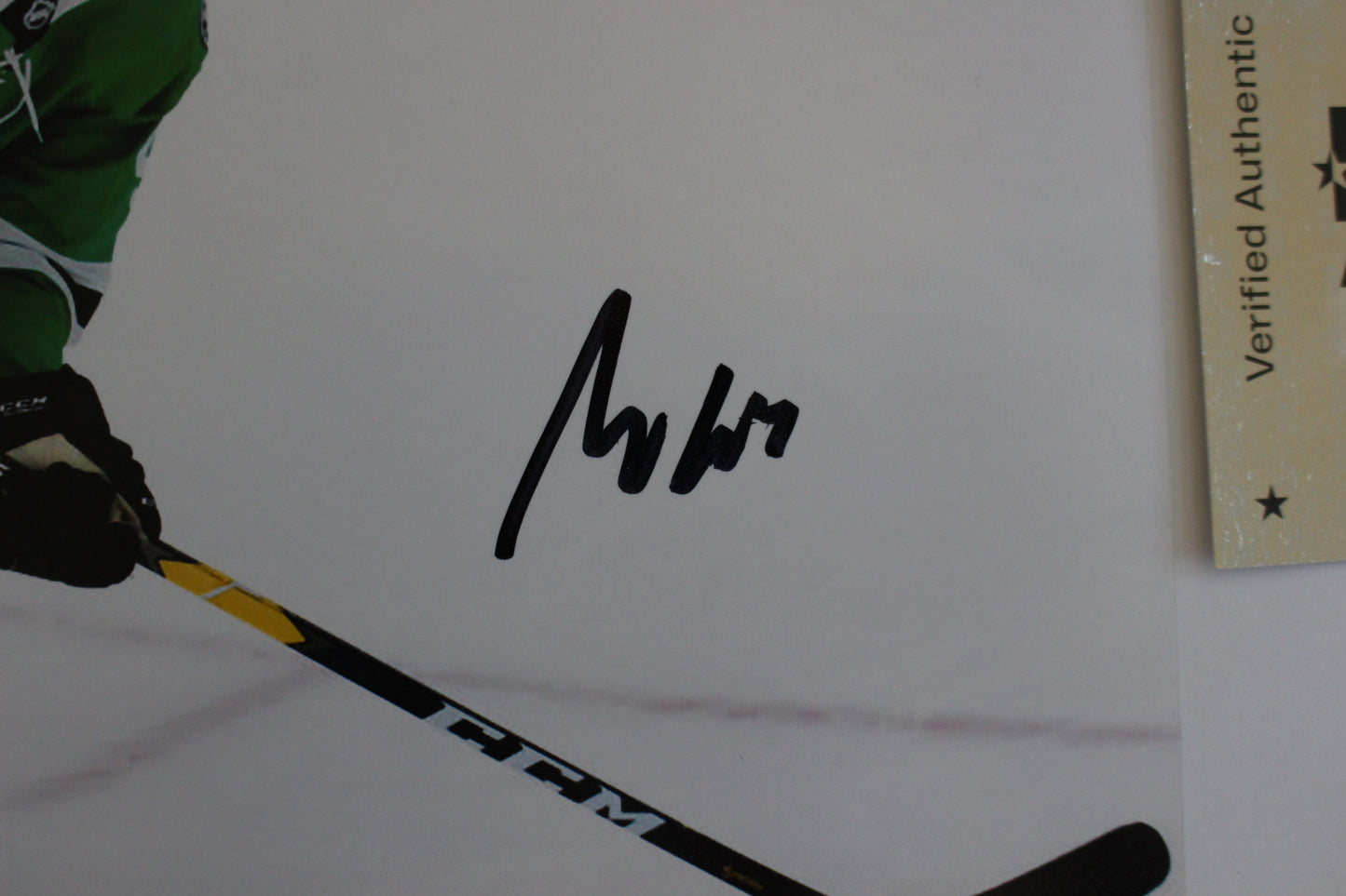 MIRO HEISKANEN DALLAS STARS SIGNED 8x10 HOME GAME BAS COA