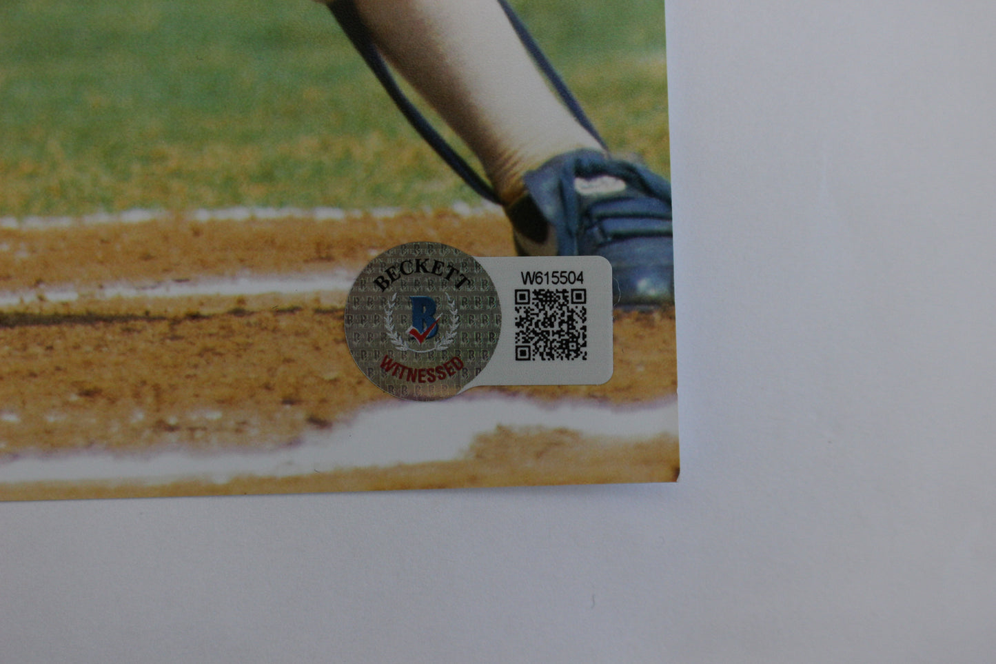 PETE INGCAVLIA TEXAS RANGERS SIGNED 8x10 PHOTO w/GO RANGERS! BAS COA