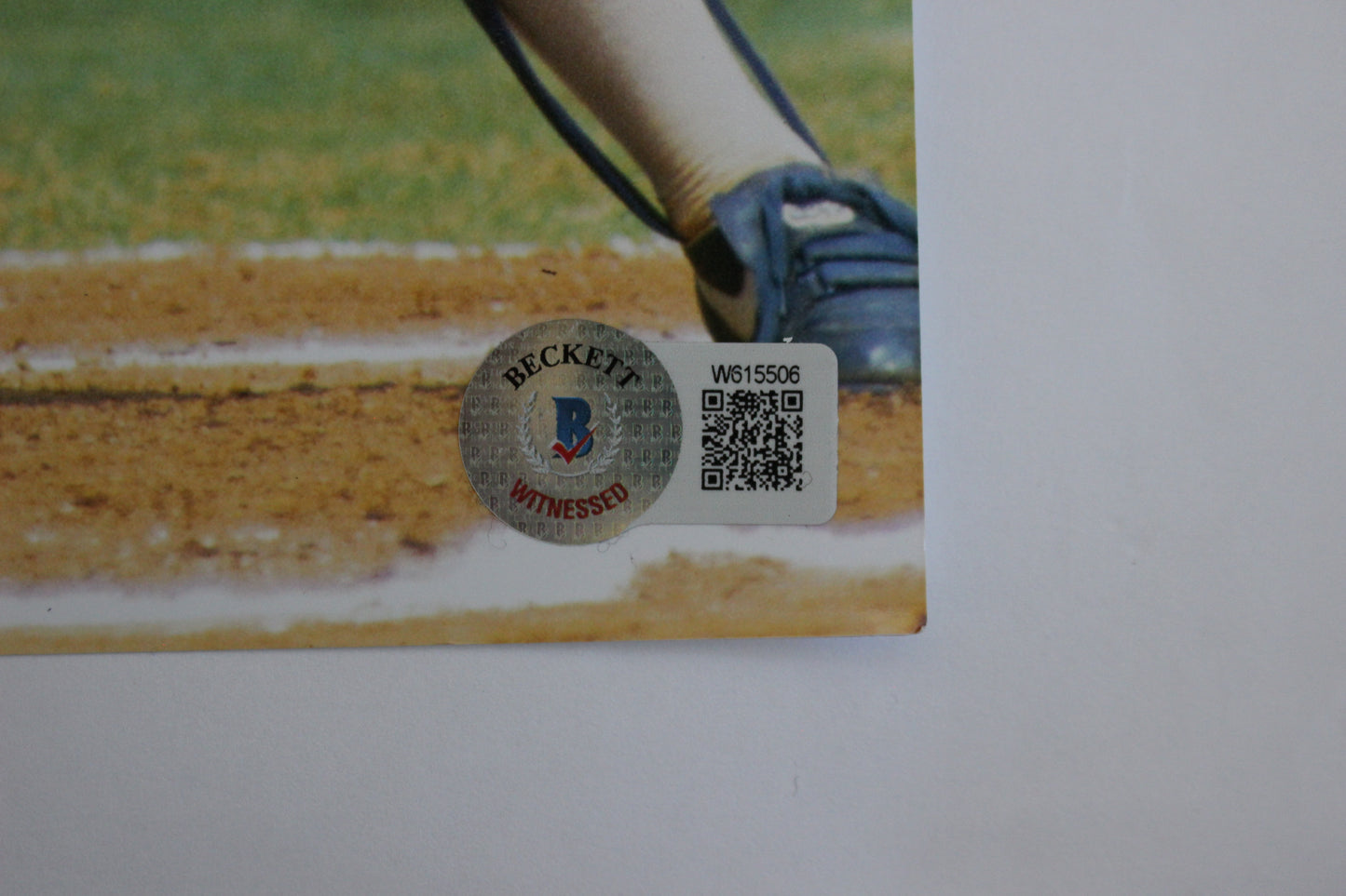 PETE INGCAVLIA TEXAS RANGERS SIGNED 8x10 PHOTO w/GO RANGERS! BAS COA