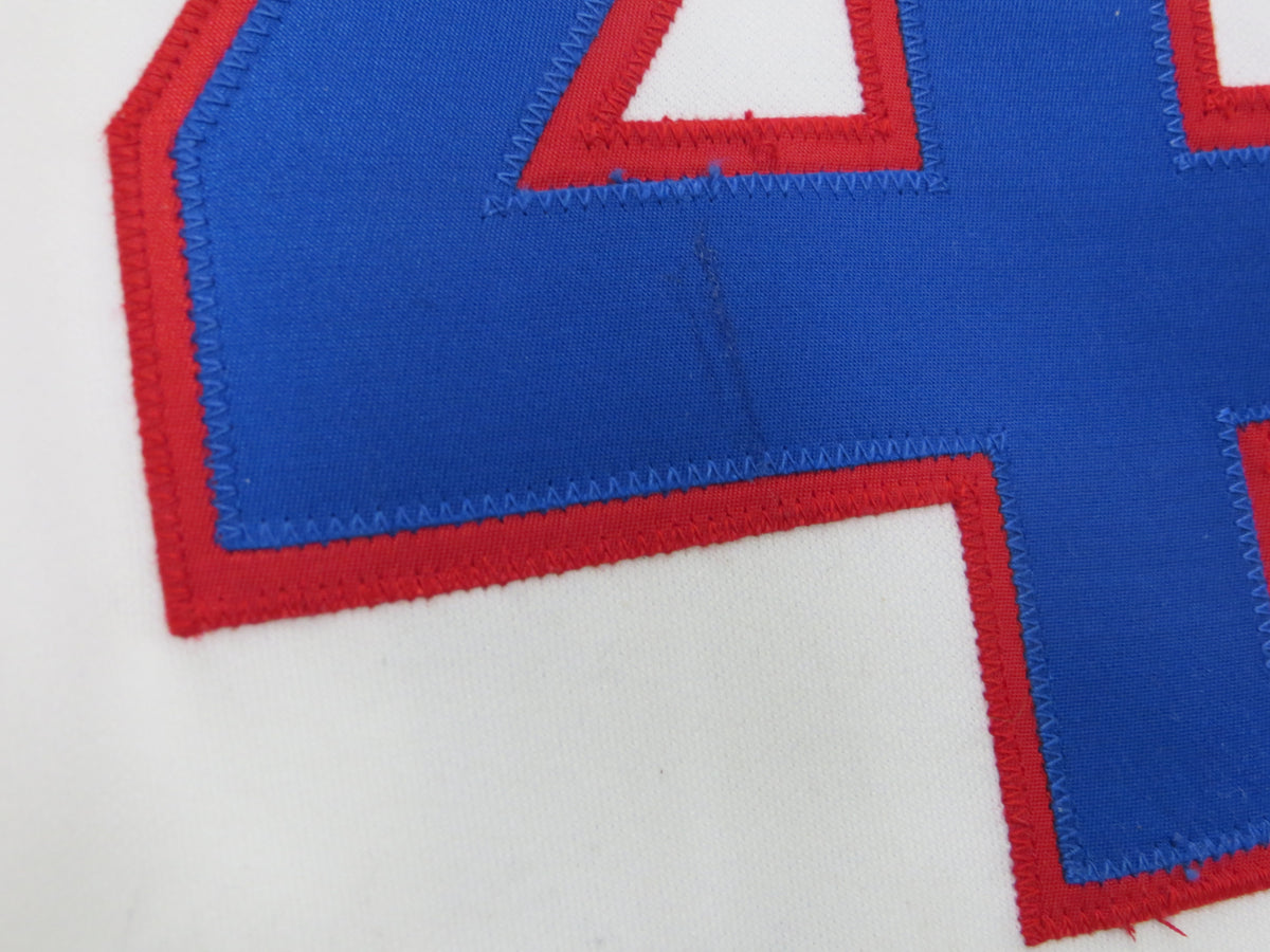 NOLAN RYAN SIGNED TEXAS RANGERS 1990 Game Model RAWLINGS JERSEY JSA