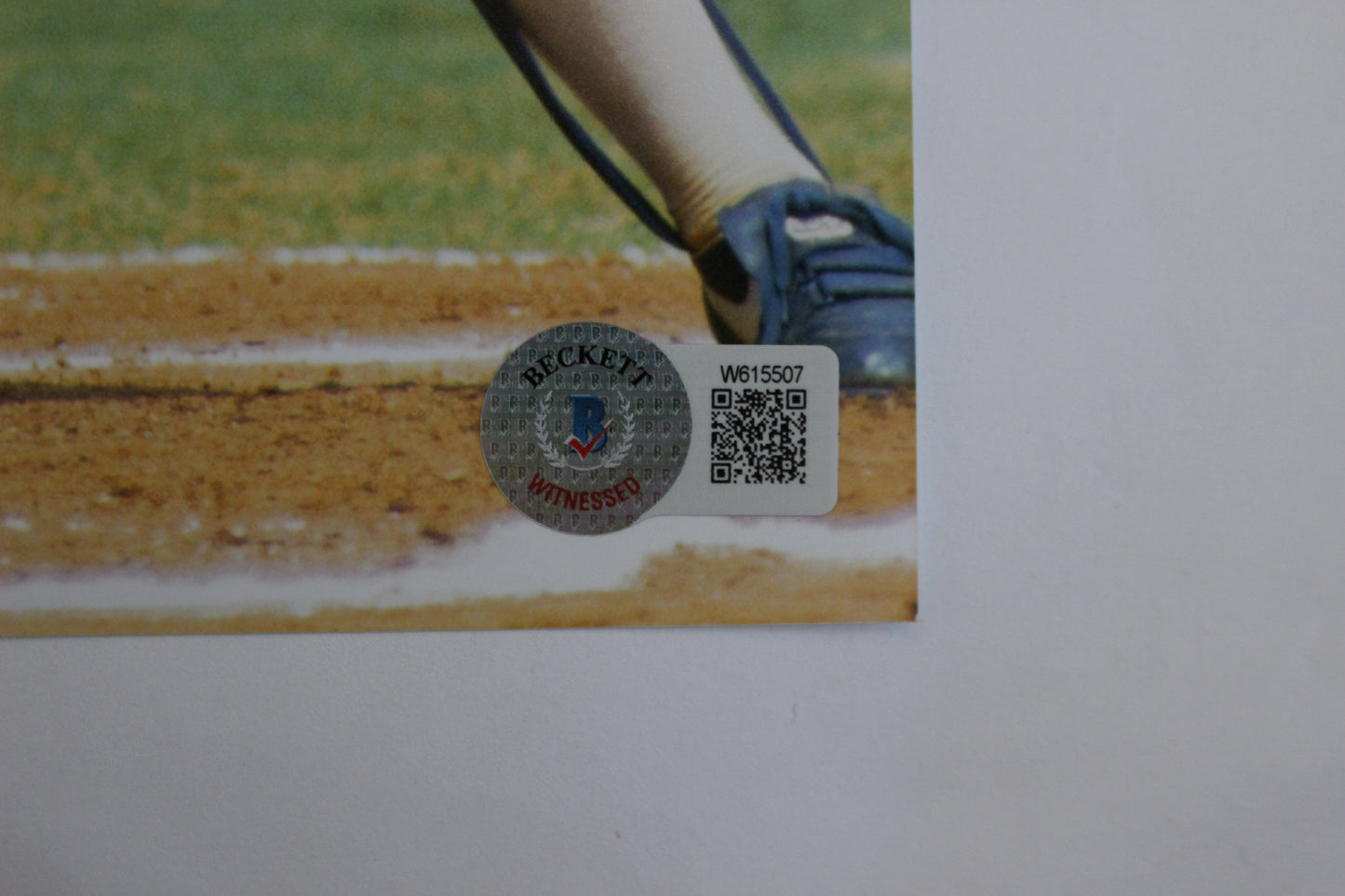 PETE INGCAVLIA TEXAS RANGERS SIGNED 8x10 PHOTO w/GO RANGERS! BAS COA