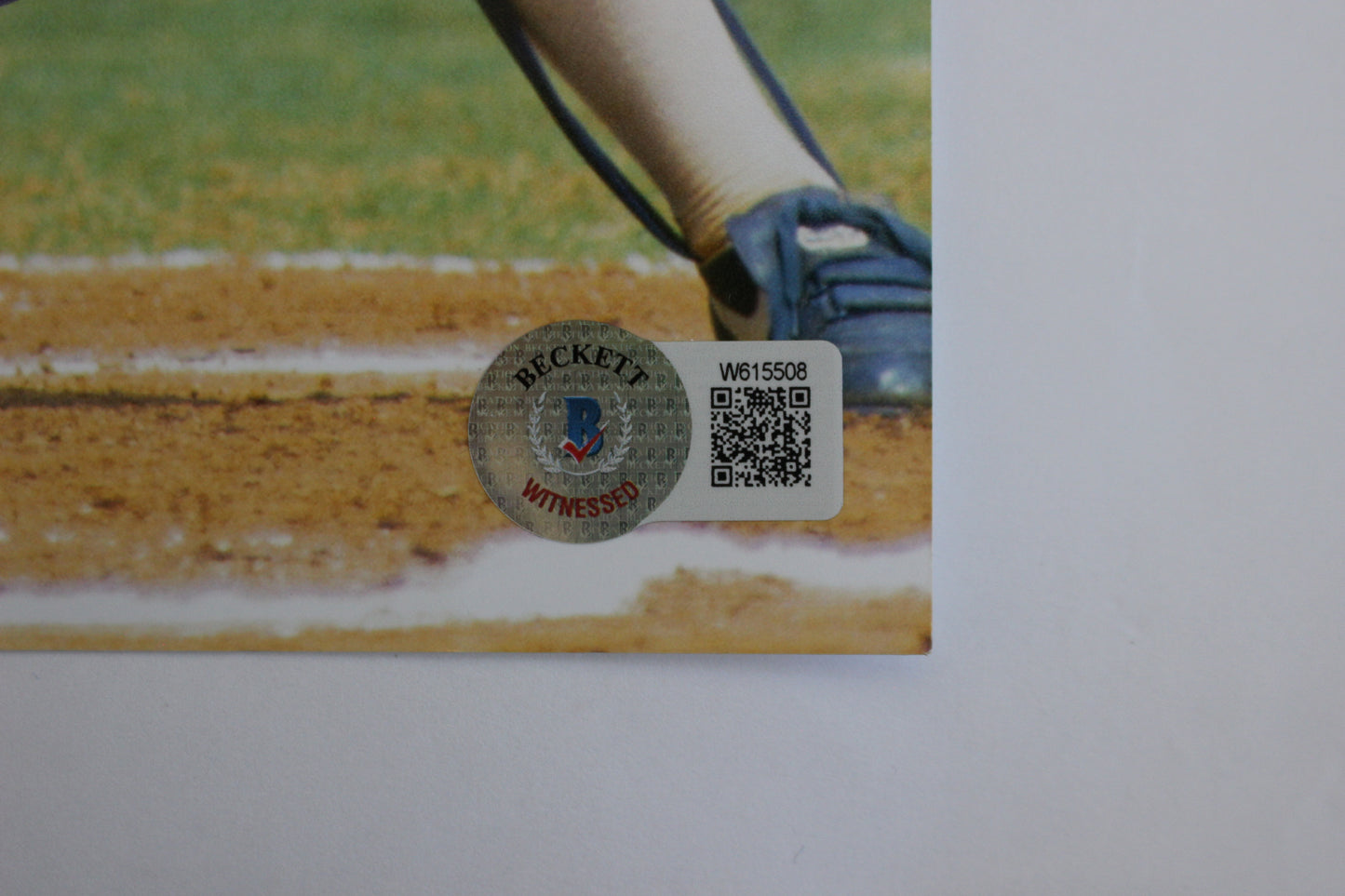 PETE INGCAVLIA TEXAS RANGERS SIGNED 8x10 PHOTO w/GO RANGERS! BAS COA