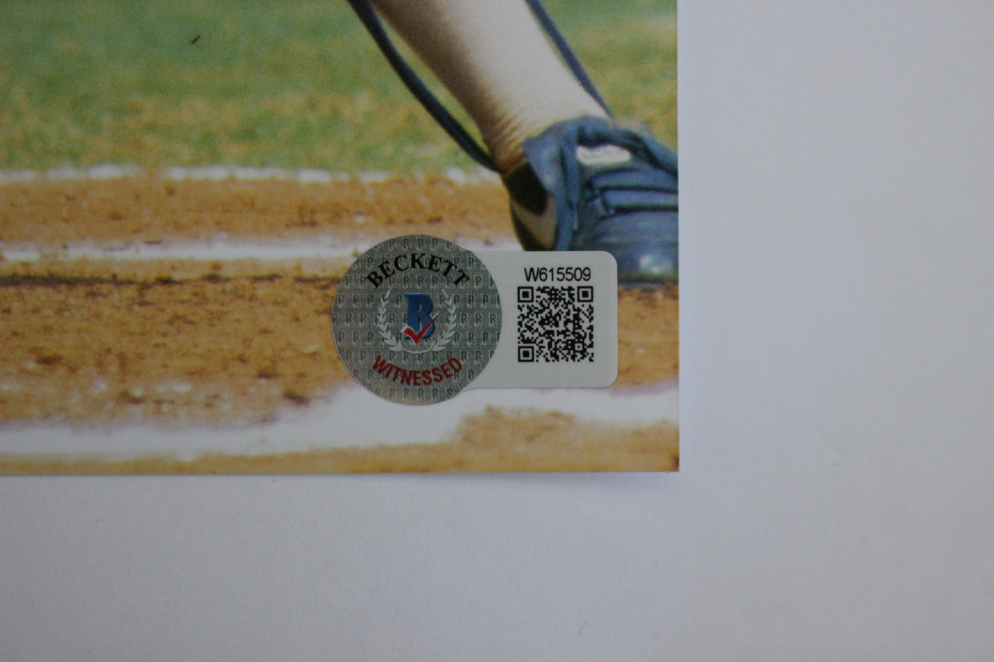 PETE INGCAVLIA TEXAS RANGERS SIGNED 8x10 PHOTO w/GO RANGERS! BAS COA
