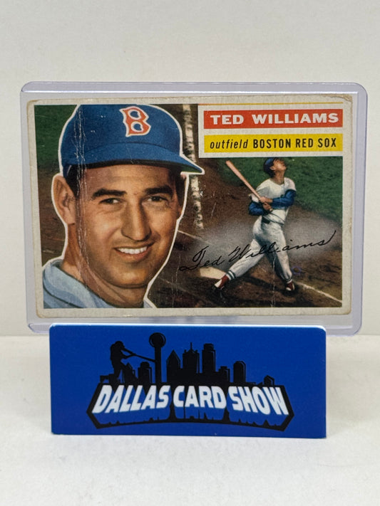 1956 Topps #5 Ted Williams (low grade)