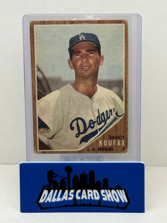 1962 Topps #5 Sandy Koufax (low grade)