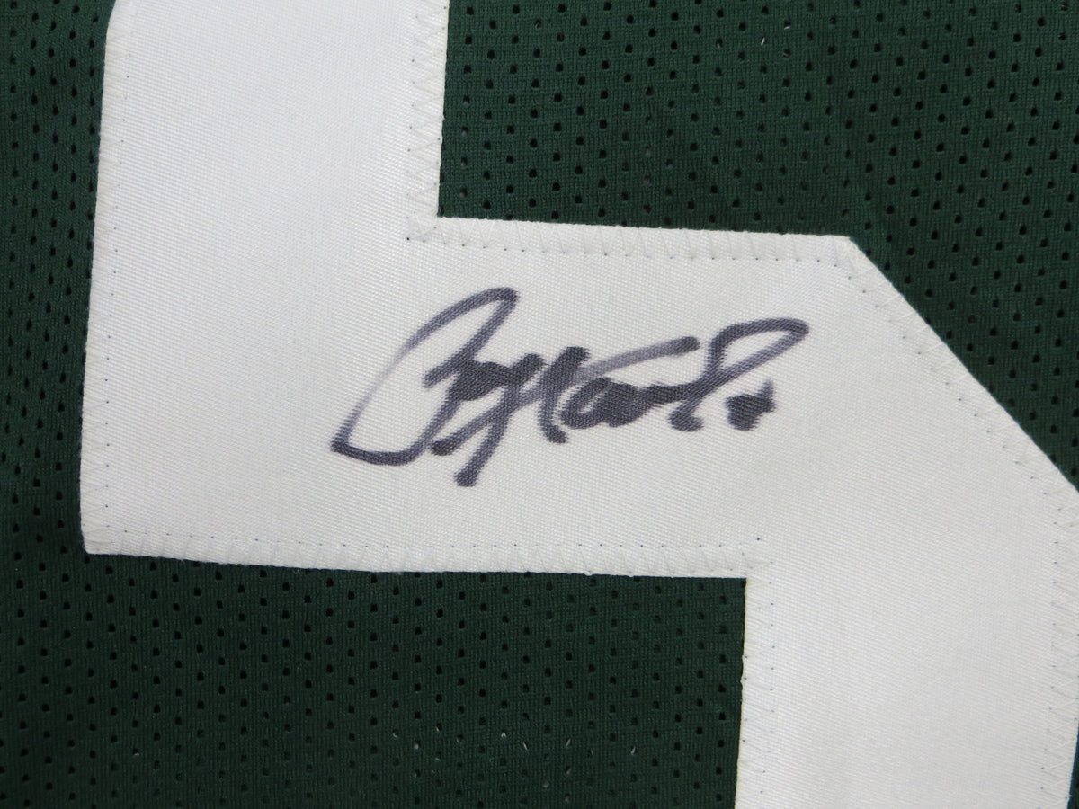PAUL HORNUNG GREEN BAY PACKERS SIGNED FOOTBALL JERSEY JSA