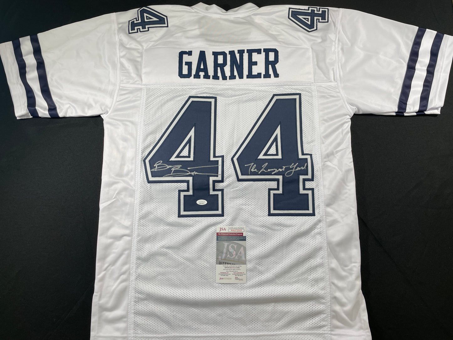 BRIAN BOSWORTH Oklahoma OU Sooners SIGNED The Longest Yard JERSEY w/INSC JSA