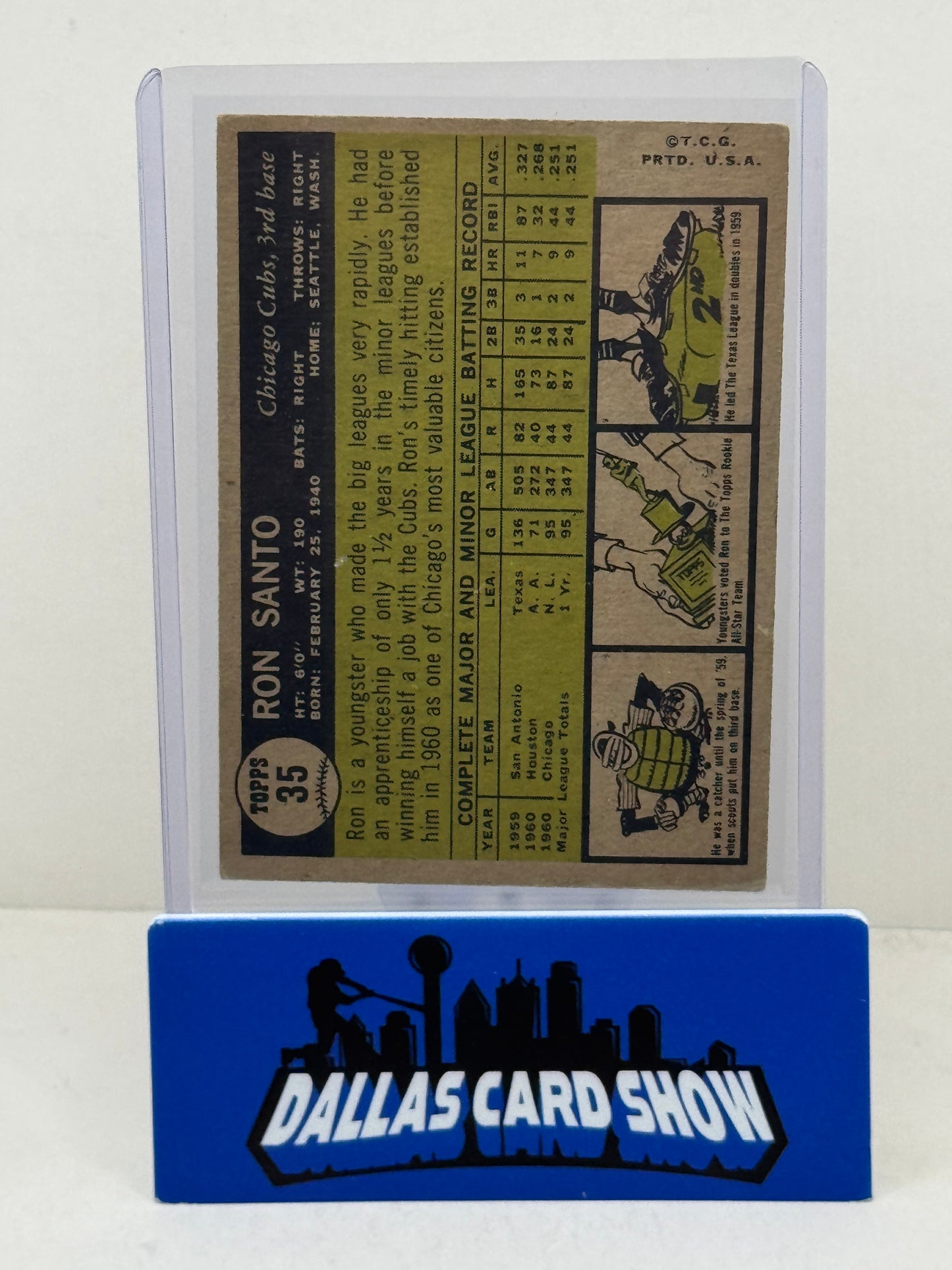 1961 Topps #35 Ron Santo