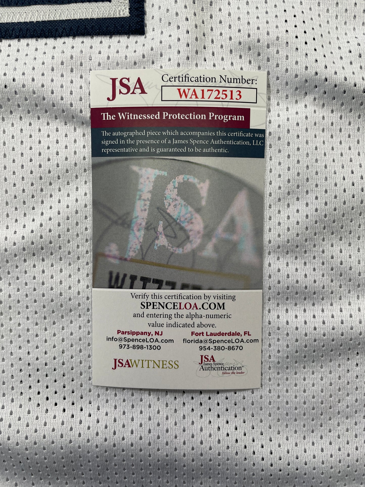 BRIAN BOSWORTH Oklahoma OU Sooners SIGNED The Longest Yard JERSEY w/INSC JSA