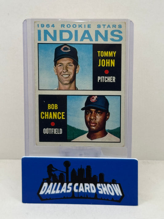 1964 Topps #146 Tommy John/Bob Chance RC
