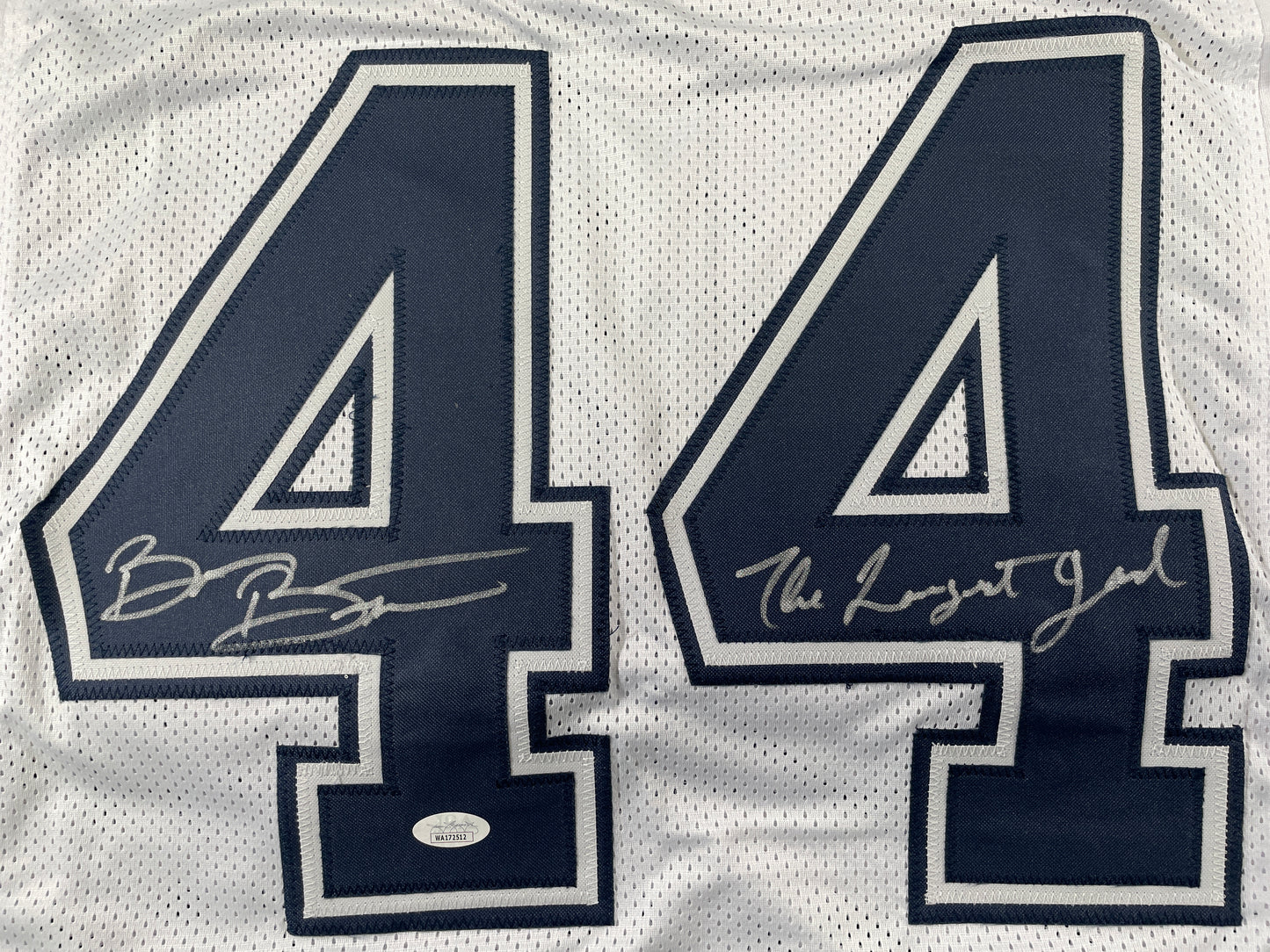 BRIAN BOSWORTH Oklahoma OU Sooners SIGNED The Longest Yard JERSEY w/INSC JSA