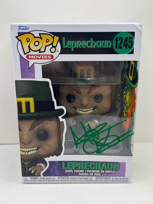 Martin Klebba Signed Funko Pop 1245 Leprechaun Tone Rodriguez Sketch JSA
