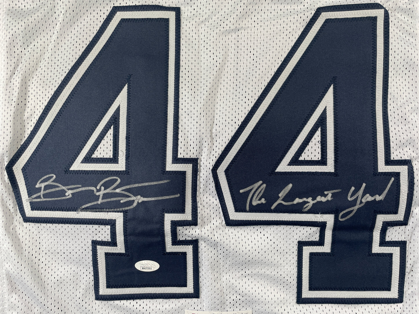 BRIAN BOSWORTH Oklahoma OU Sooners SIGNED The Longest Yard JERSEY w/INSC JSA