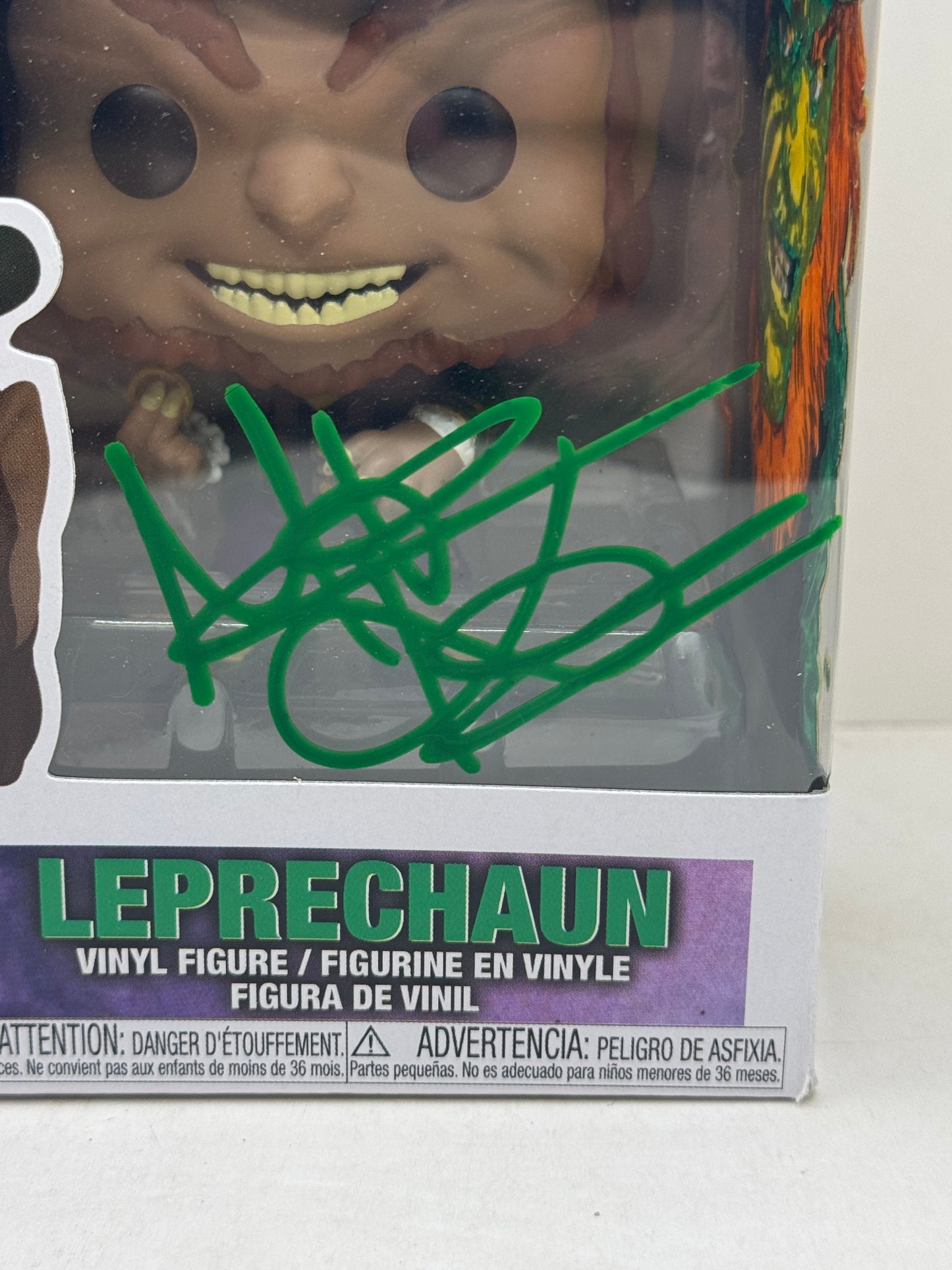 Martin Klebba Signed Funko Pop 1245 Leprechaun Tone Rodriguez Sketch JSA