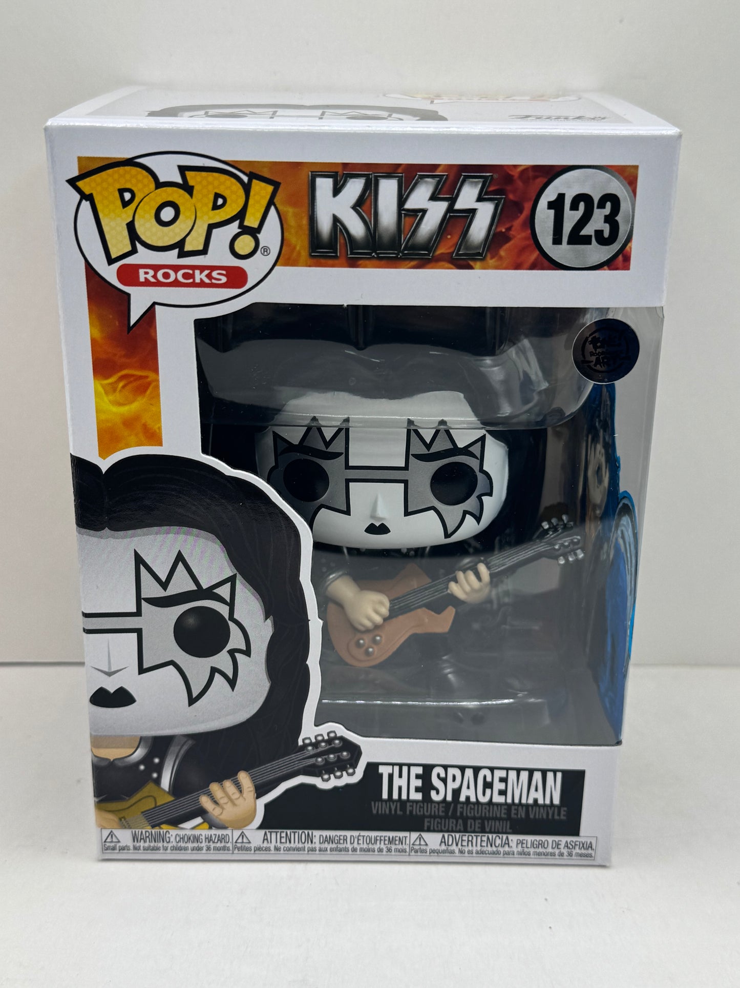 Tone Rodriguez Sketched Kiss Funko Pop 123 "The Spaceman"