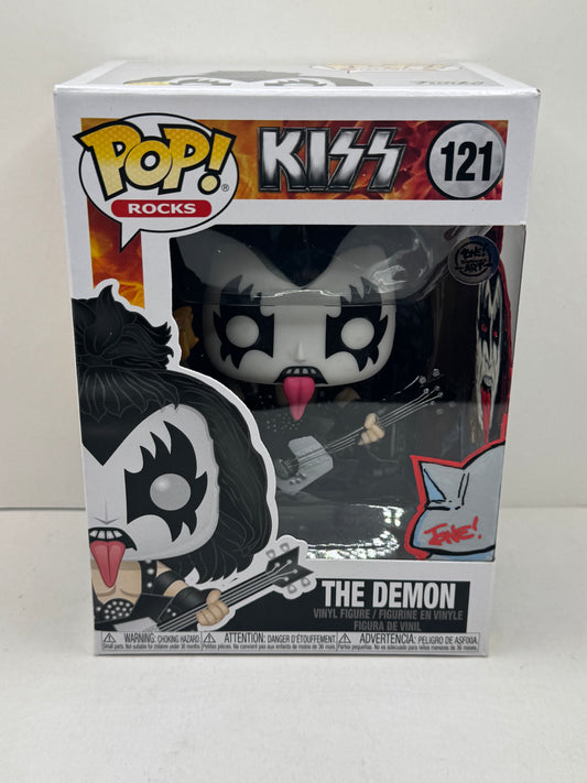 Tone Rodriguez Sketched Kiss Funko Pop 121 "The Demon"