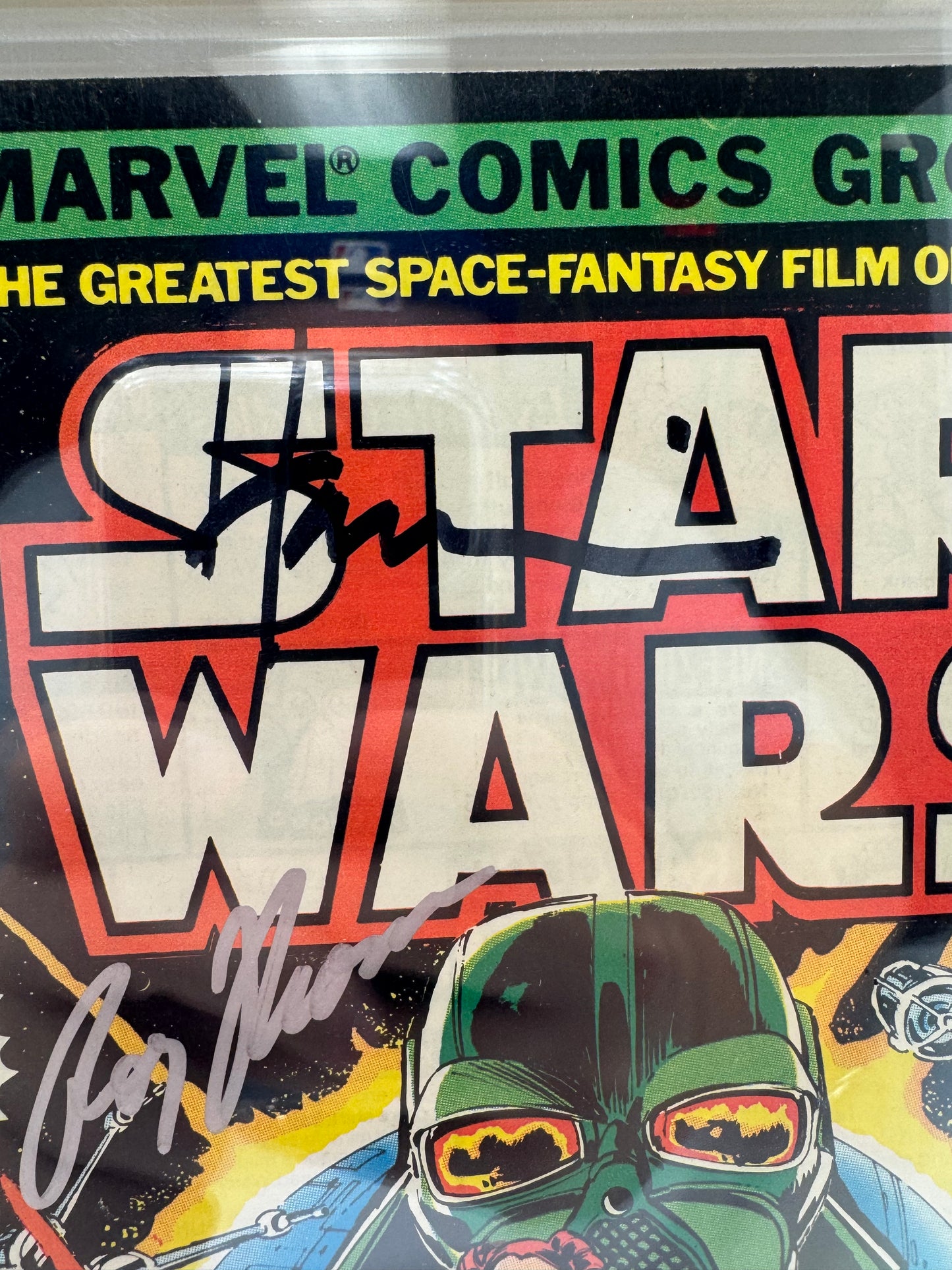 1977 Star Wars #1 Signed By Howard Chaikin and Roy Thomas CBCS 7.5