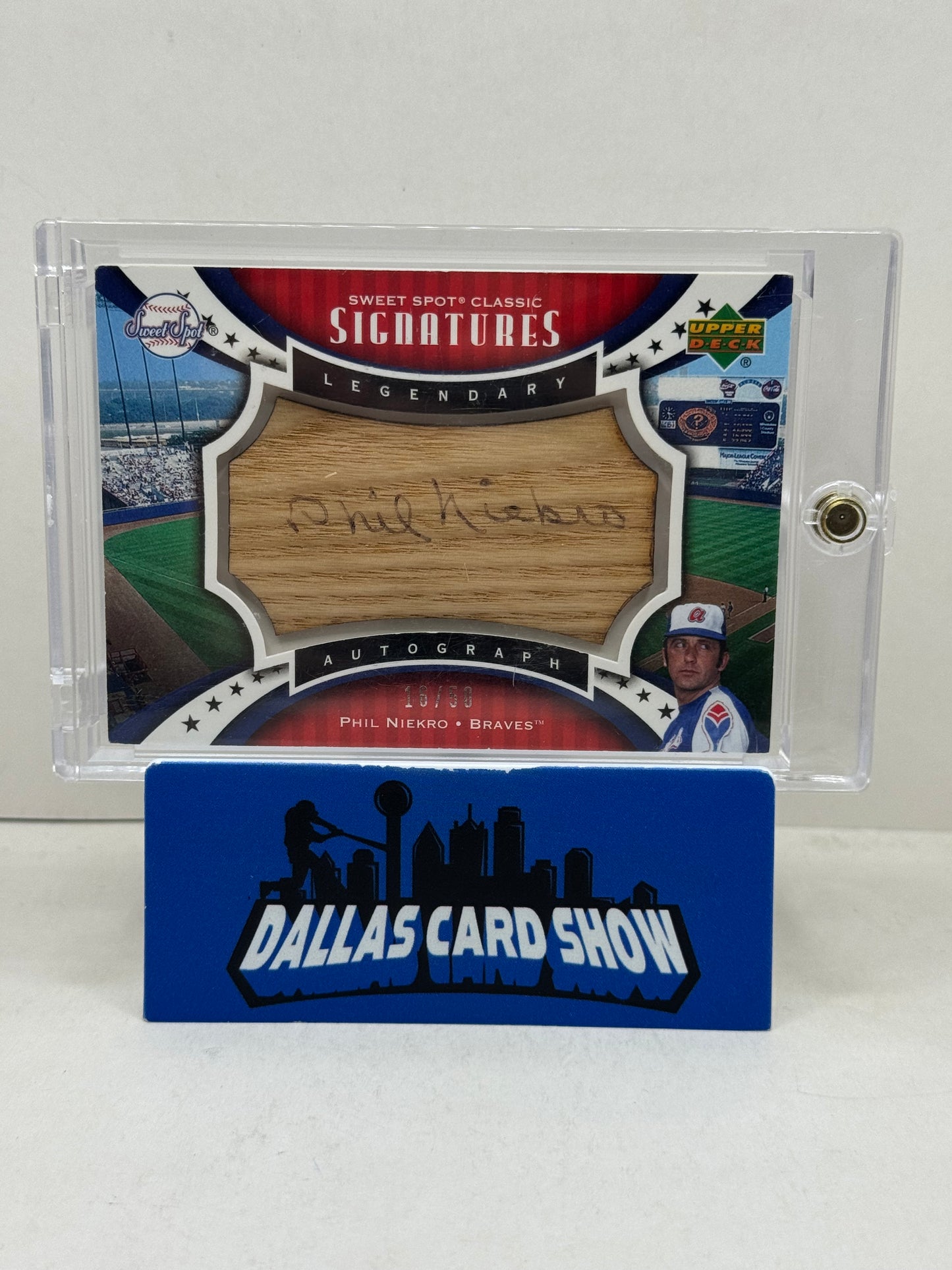 2007 Upper Deck #SPS-PN Phil Niekro Sweet Spot Classic Sigantures /50