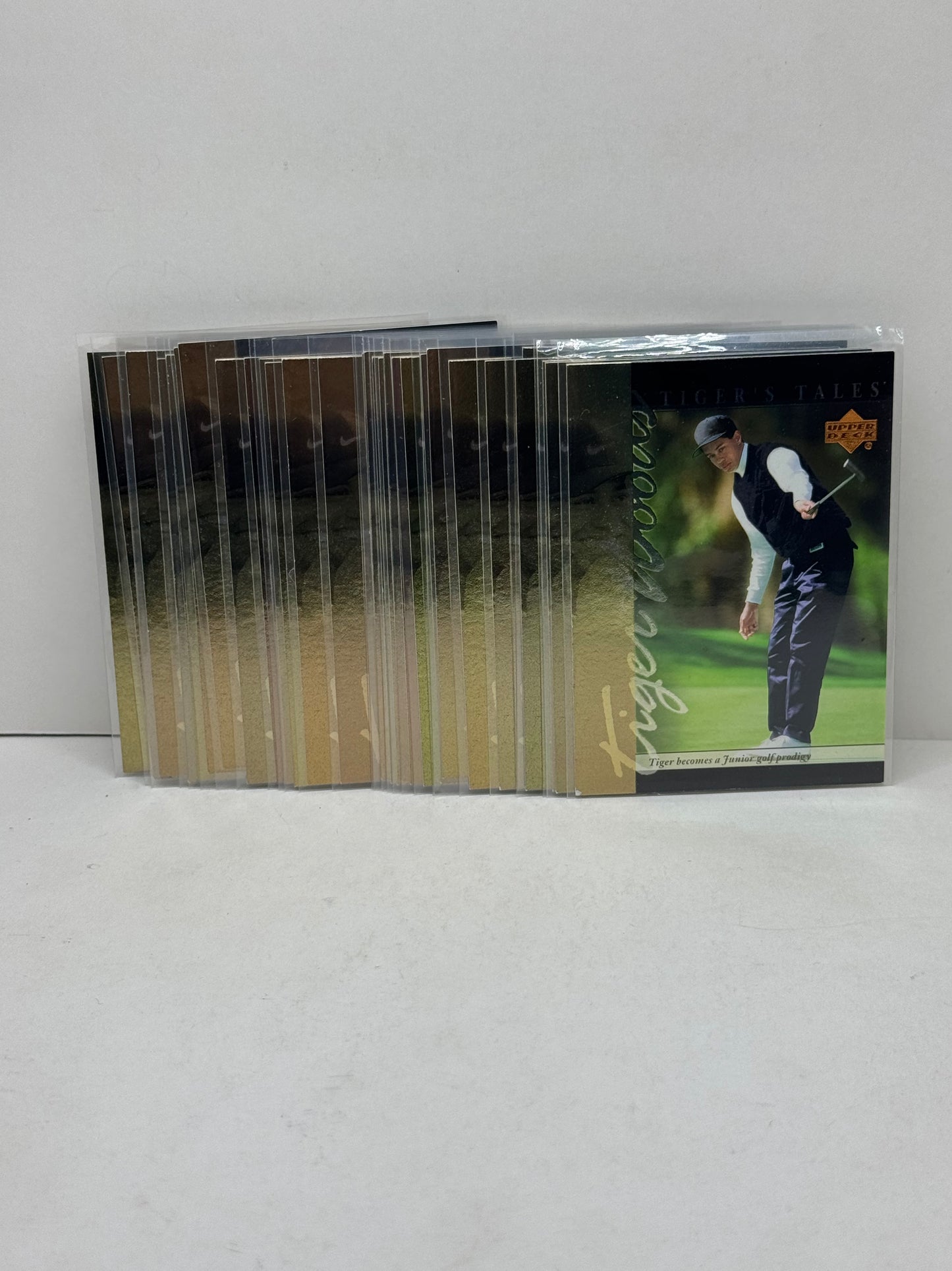 2001 Upper Deck #TT1-TT30 Tiger Woods Tiger's Tales Set 1-30