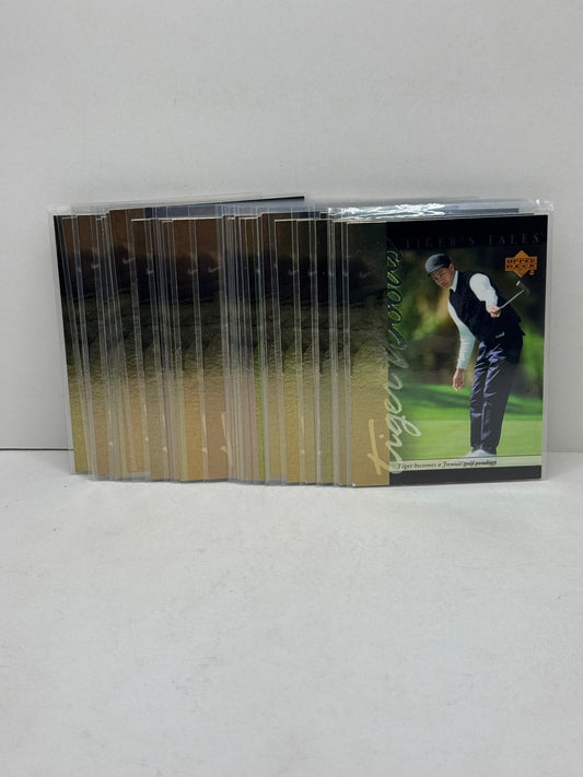 2001 Upper Deck #TT1-TT30 Tiger Woods Tiger's Tales Set 1-30