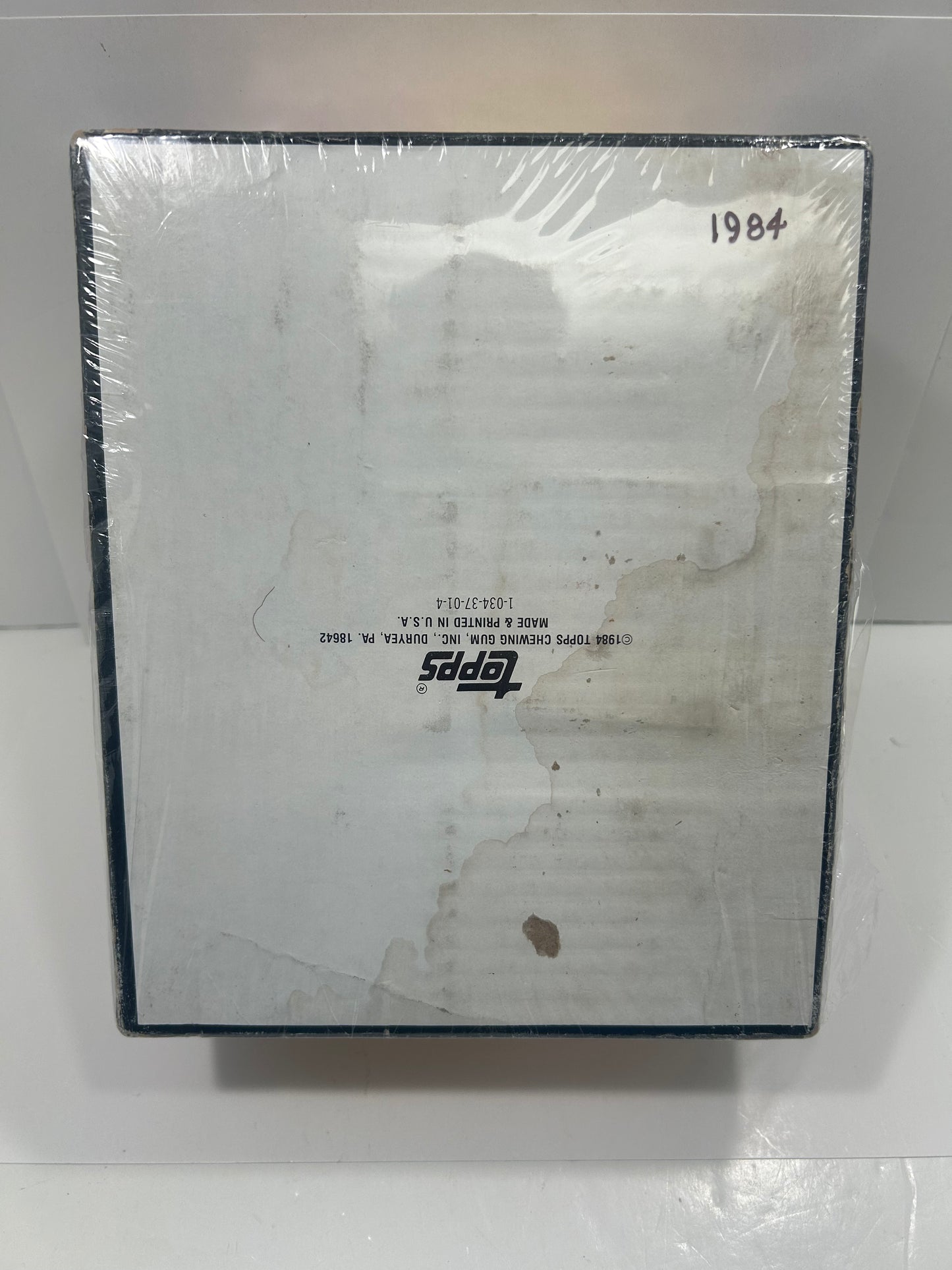 1984 Topps Baseball Unopened Rack Pack Box