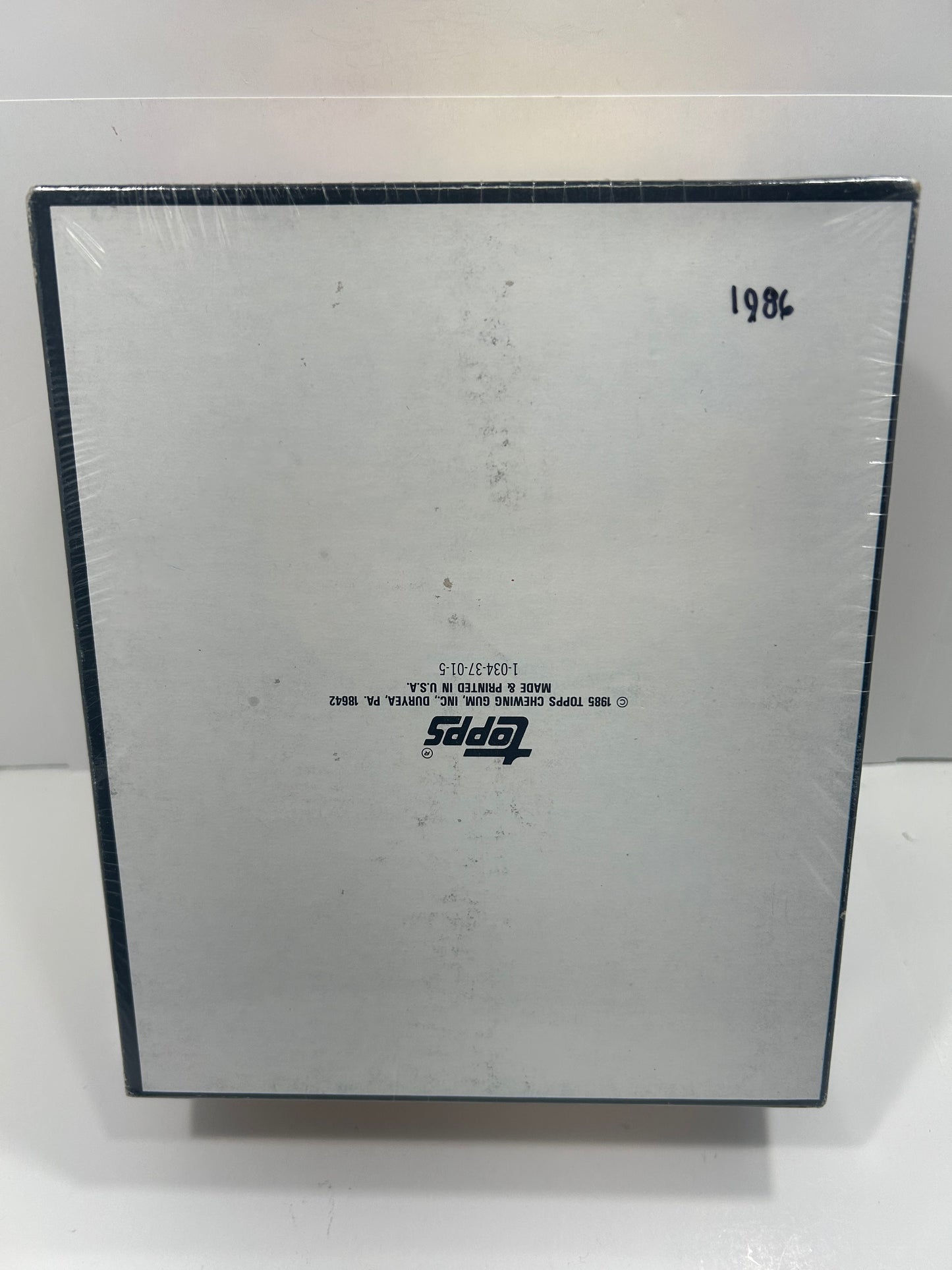 1986 Topps Baseball Unopened Rack Pack Box