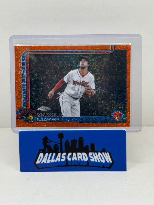 2025 Topps Pro Debut #PDC-200 Marcelo Mayer Orange Mini Diamonds /25