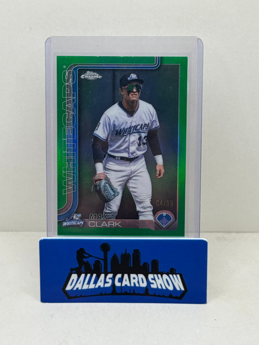 2025 Topps Pro Debut #PDC-116 Max Clark Green Refractor /99