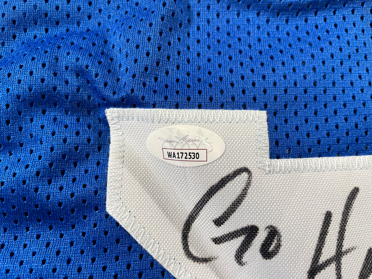 BRIAN BOSWORTH SEATTLE SEAHAWKS SIGNED JERSEY Oklahoma OU Sooners XL w/INSC JSA