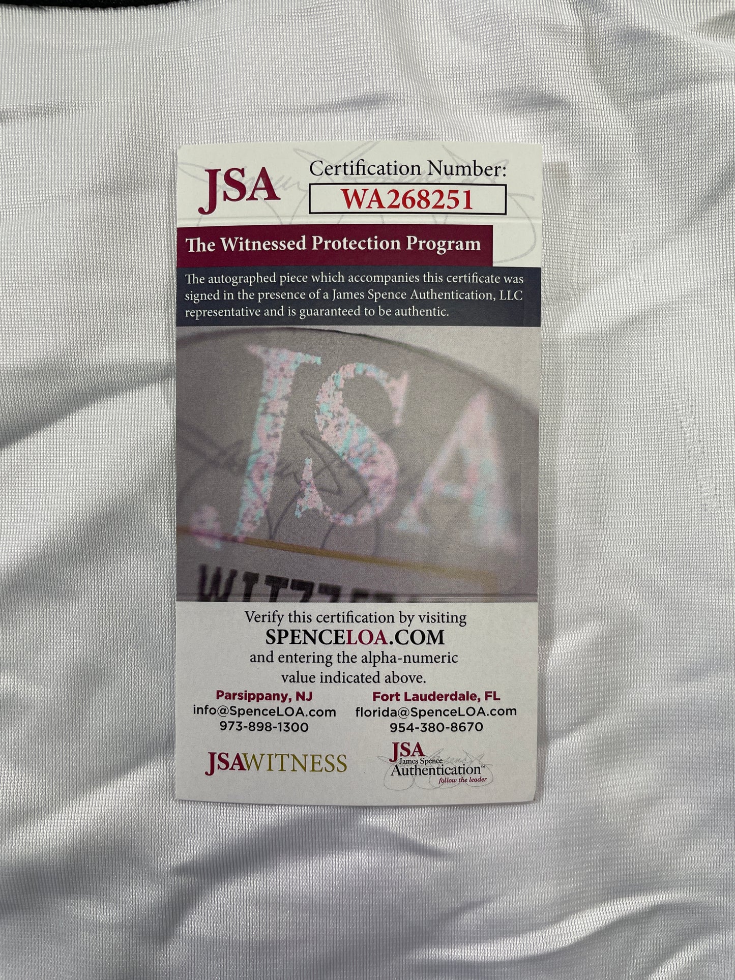 PAT MAHOMES SR. TEXAS RANGERS SIGNED JERSEY w/GO RANGERS XL JSA COA