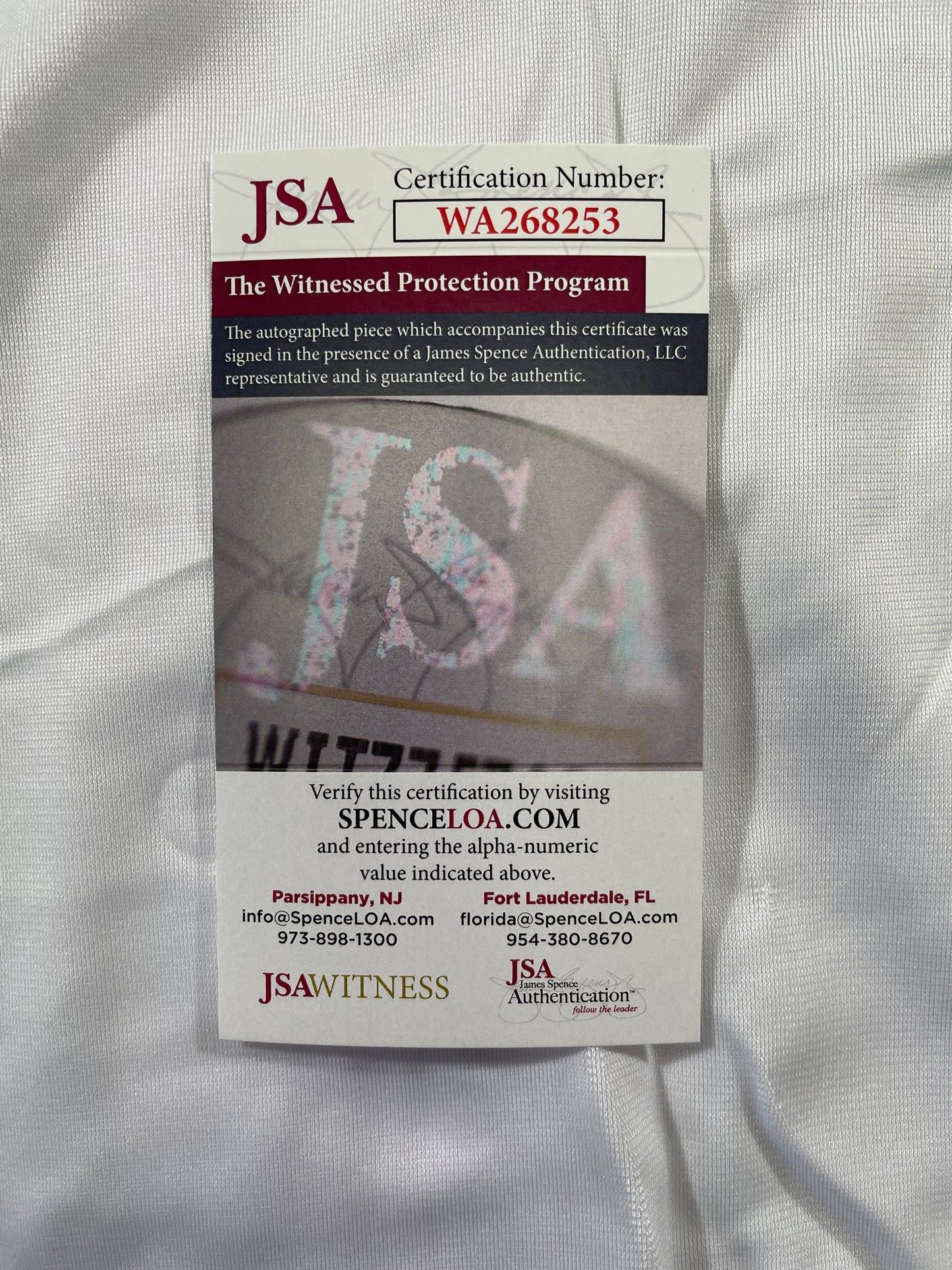 PAT MAHOMES SR. TEXAS RANGERS SIGNED JERSEY w/GO RANGERS XL JSA COA