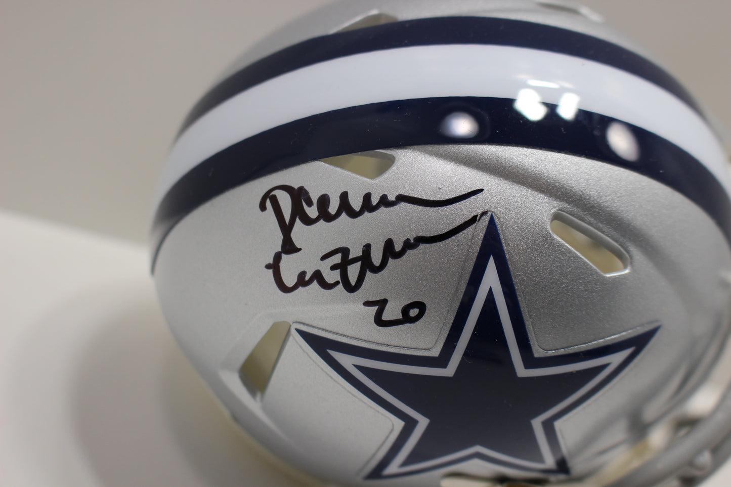 DARREN MCFADDEN SIGNED DALLAS COWBOYS Riddell MINI HELMET Razorbacks JSA COA