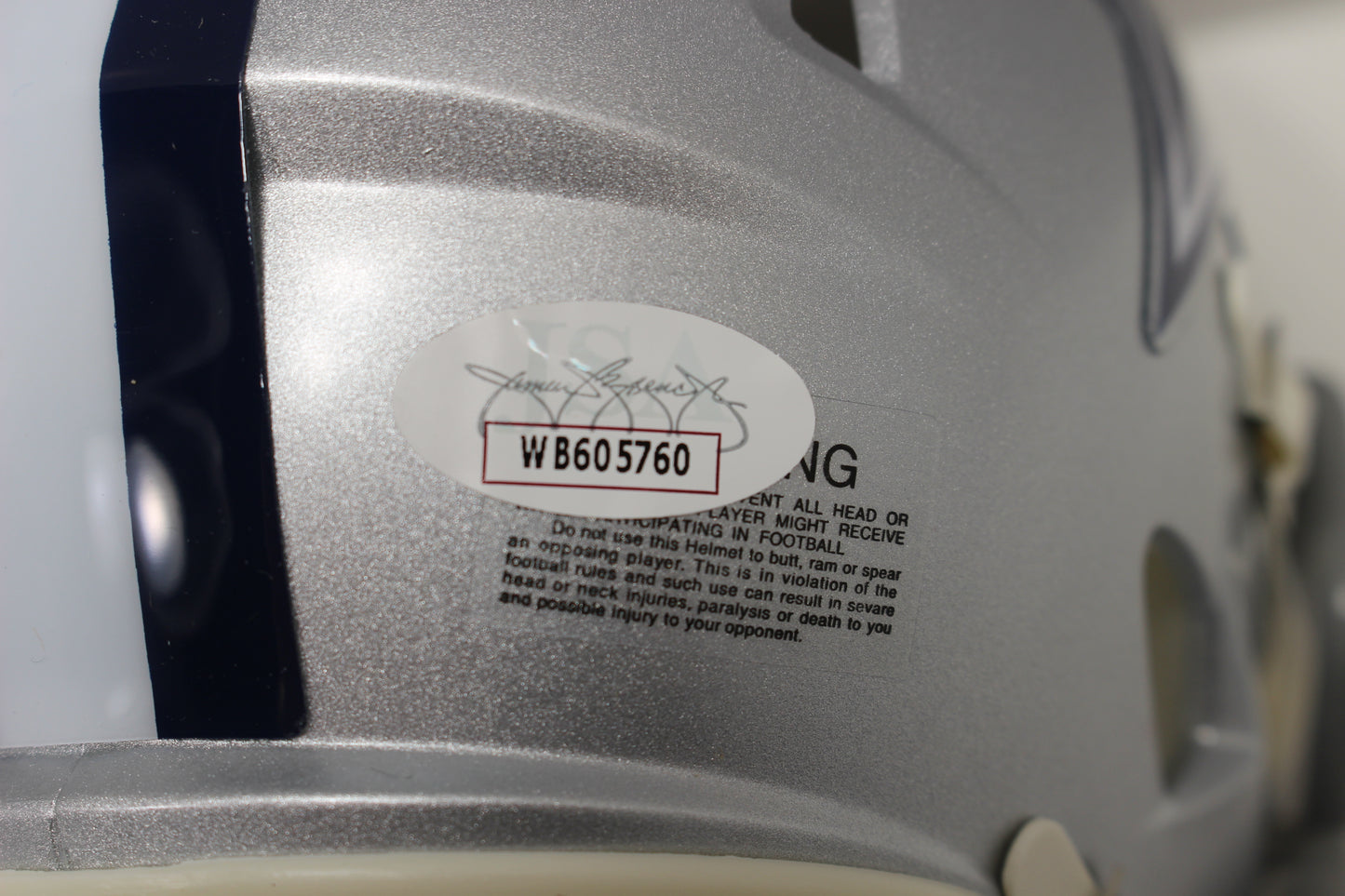 DARREN MCFADDEN SIGNED DALLAS COWBOYS Riddell MINI HELMET Razorbacks JSA COA