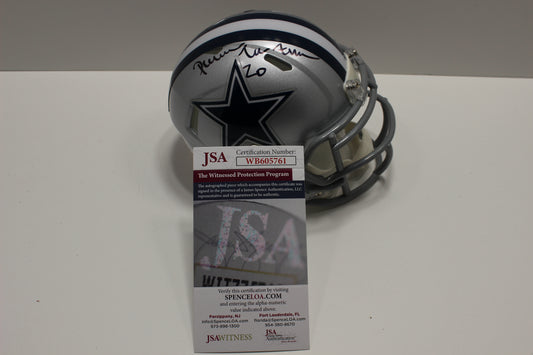 DARREN MCFADDEN SIGNED DALLAS COWBOYS Riddell MINI HELMET Razorbacks JSA COA
