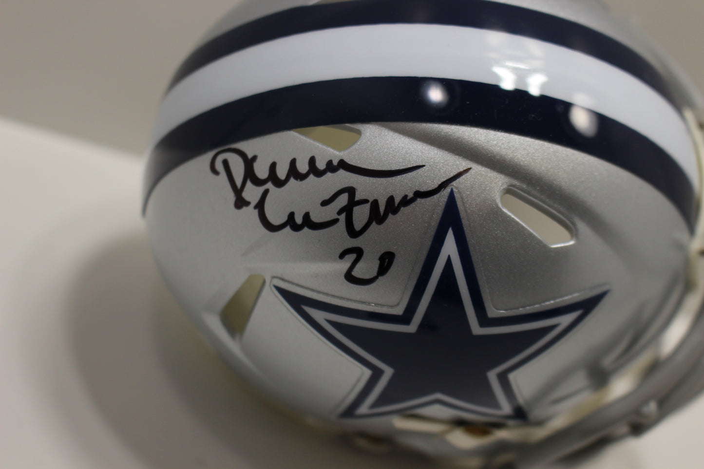 DARREN MCFADDEN SIGNED DALLAS COWBOYS Riddell MINI HELMET Razorbacks JSA COA