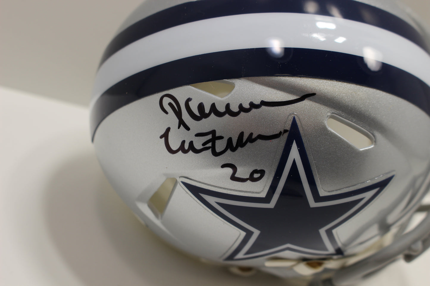 DARREN MCFADDEN SIGNED DALLAS COWBOYS Riddell MINI HELMET Razorbacks JSA COA