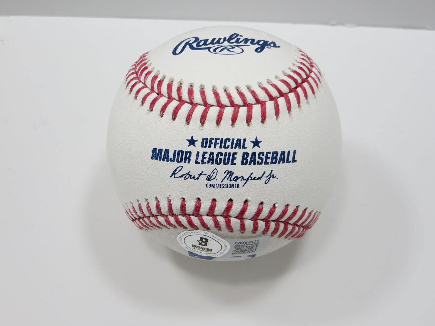 RUBEN SIERRA TEXAS RANGERS SIGNED Rawlings OML BASEBALL w/ElCaballo BAS